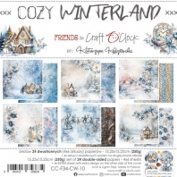 Craft o Clock Set of Papers 15x15cm Cozy Winterland