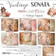 Craft o Clock Paper Pack 20x20cm Vintage Sonata