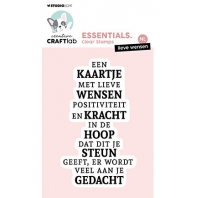 Creative Craftlab Lieve wensen essentials Clear Stamp NL
