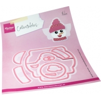 Marianne Design Coolectables Bagtopper Snowman by Marleen