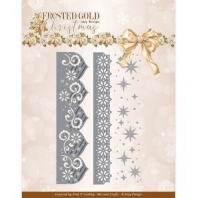 Amy Design - Frosted Gold Christmas - snijmal  Frosted Gold Borders 