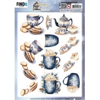 Berrie's Beauties - Falling For Christmas - 3D Push Out - Cookies