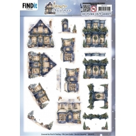 Berrie's Beauties - Falling For Christmas - 3D Push Out - Shopping