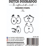 Dutch Doobadoo Hallo Winter - Rubber Stamp - ogen 4 stuks
