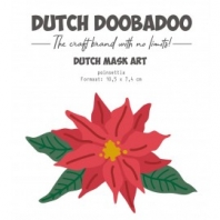Dutch Doobadoo Hallo Winter - Poinsettia 4 stuks A7