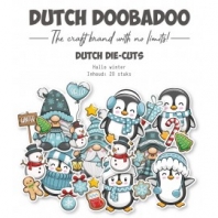 Dutch Doobadoo Hallo Winter Die - cuts