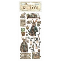 Stamperia - Alterego - Rub on - Gears and Tools