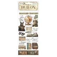 Stamperia - Alterego - Rub on - Books