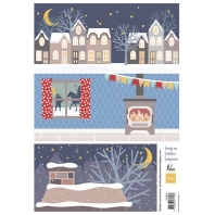 Marianne Design knipvel Avondje van Sinterklaas by Marleen