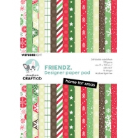 Studio Light - Craftlab Friendz Design Paper A5 Home for Xmas