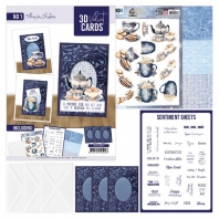 3D Velvet Cards - no 1 Falling For Christmas 