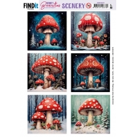 Berrie's Beauties - Scenery Mushrooms - square
