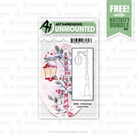 Art Impressions - Christmas Lamp Post - 5858