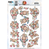 Yvonne Creations - 3D knipvel - Dreamcatcher