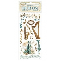 Stamperia - Masquerade - Rub On - Music