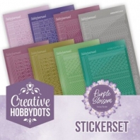 Precious Marieke - Purple Blossom - Creative Hobbydots nr 57 - Stickerset