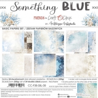 Craft O Clock Basic Paper Pack 20x20cm Something Blue