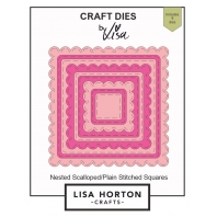 Lisa Horton - Crafts - Nested Scalloped/Plain Stitched Squares
