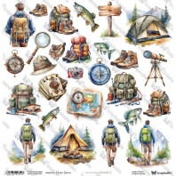 ScrapAndMe - Designpapier - Elements 8 - 30,5x30,5cm 