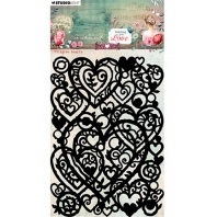 Studio Light Sending You Love Mask Filigree Hearts