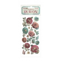 Stamperia - Master of Magic - Rub-On Peony