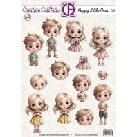 Creatief Art - Creative Cut-Outs - Happy Little Ones 02