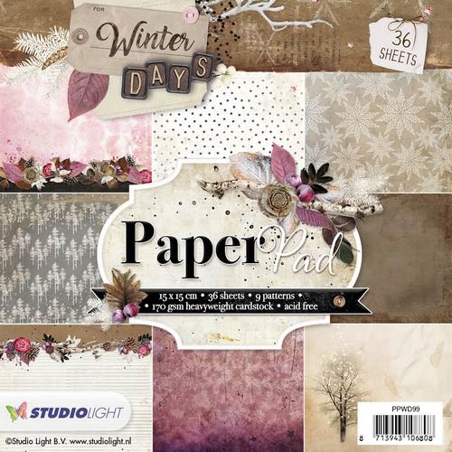 Studio Light Paper Pad 36 vel Winter Days nr 99
