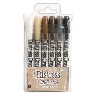 Ranger i Tim Holtz Distress Crayons - 6 stuks 