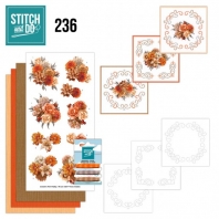 Stitch and Do 236 - Yvonne Creations - Orange Floral