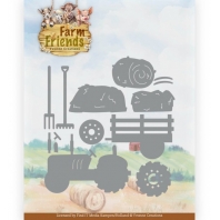 Yvonne Creations - Farm Friends - snijmallen - Tractor