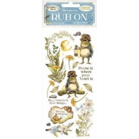 Stamperia Romantic Collection - Hidden Grove Rub On MR Frog