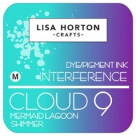 Lisa Horton - Dye/Pigment Ink Interference - Cloud 9 - Mermaid Lagoon Shimmer