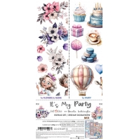 Craft O Clock - 15x30cm - It's My Party  -extra set Mix