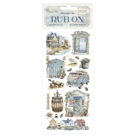 Stamperia - Silent Sea -  Rub On - Landscape