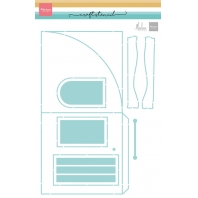 Marianne DesignCraft stencil - A4 - Create a room by Marleen