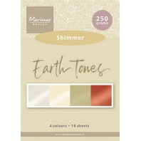 Marianne Design Shimmer - Earth Tones A5