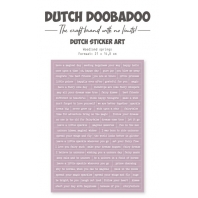 Dutch Doobadoo Sticker Art Woodland Springs A5