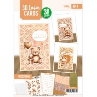 3D and Do Laser Cards 4 - Teddy