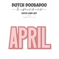 Dutch Doobadoo - Dutch Card Art - April