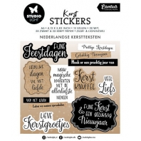 Studio Light - Nederlandse Kersttaksten Christmas Stickers
