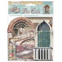 Stamperia - Venice City of Art - die cuts ( 38 stuks ) 