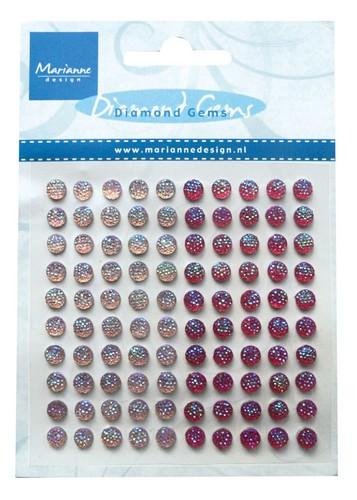Marianne Design Decoration Adhesive Gems - Light pink &amp