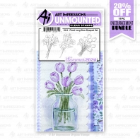 Art Impressions - Floral Long Stem Bouquet Set 5918