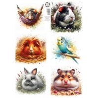 Jalekro - knipvel A4 Friends for Life - little pets