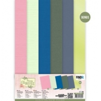 Precious Marieke - Navy ElÃ©gance - Linnenkarton A4