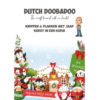 Dutch Doobadoo Knippen en Plakken met Jaap boek - Kerst in een kopje