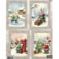 Creatieve Art  - Bunny Wonderland 01 - Card Kit