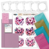 Berries Beauties  - Butterflies - hobbydots Pinwheel Calendar