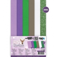 Berrieâ€™s Beauties - Pastel Purple Christmas - Linnenkarton 4K