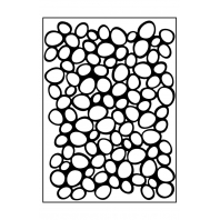 Vaessen Creative - Embossingfolder Kiezelstenen